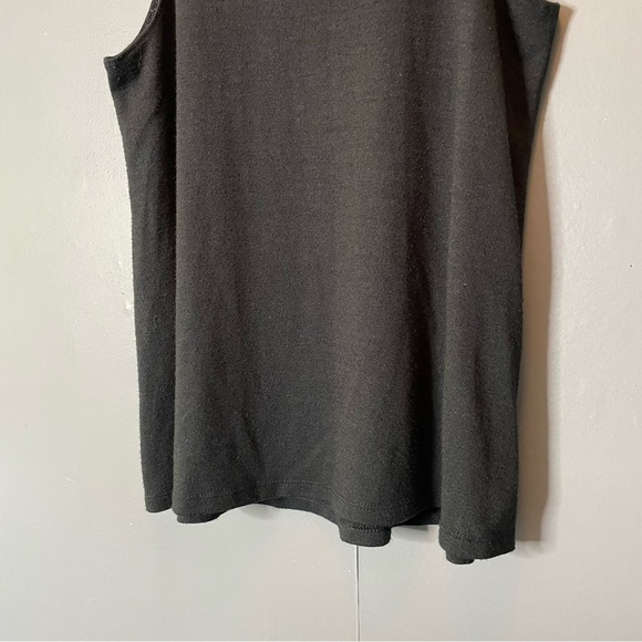 Gap Black tie shoulder Tank Top small - Picture 3 of 9